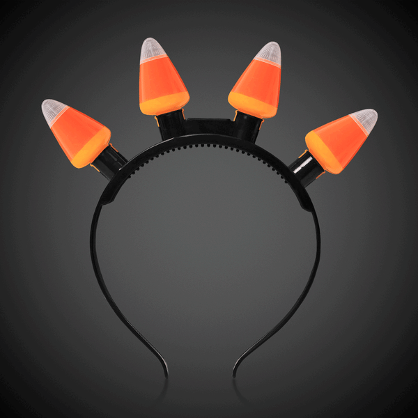 LED Halloween Headbands Retail Counter Display - Assorted 12 Per Pack