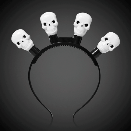 LED Halloween Headbands Retail Counter Display - Assorted 12 Per Pack