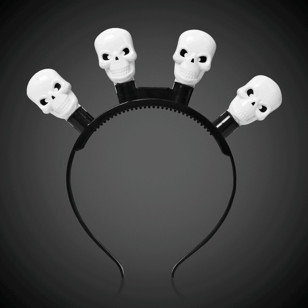 LED Halloween Headbands Retail Counter Display - Assorted 12 Per Pack