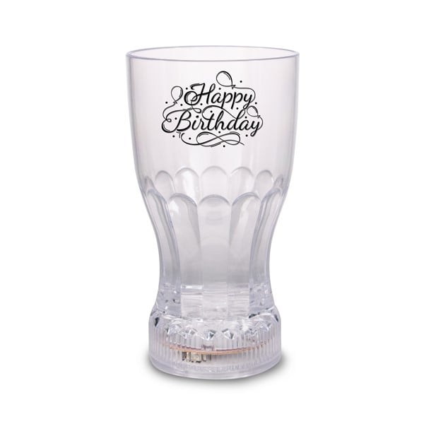 LED Light Up Happy Birthday 12 oz Cup
