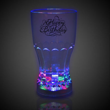 LED Light Up Happy Birthday 12 oz Cup