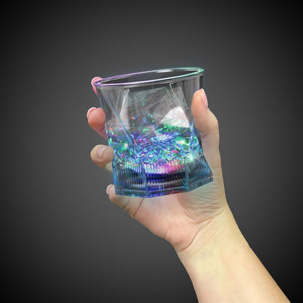 LED Light Up 10 Oz Cube Cup - Multi Color