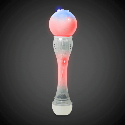 LED Light Up 11" Translucent Bubble Wand