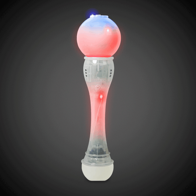LED Light Up 11" Translucent Bubble Wand