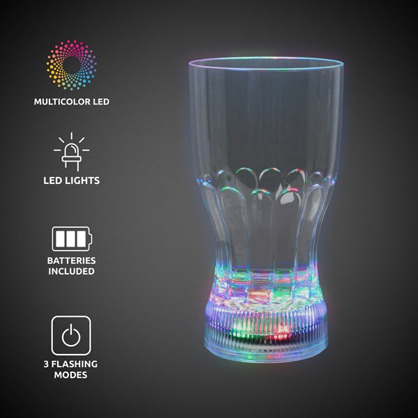 LED Multi-Color Light Up 12 Oz Drink Glass