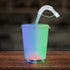 LED Light Up 12 Oz Cup With Lid & Straw