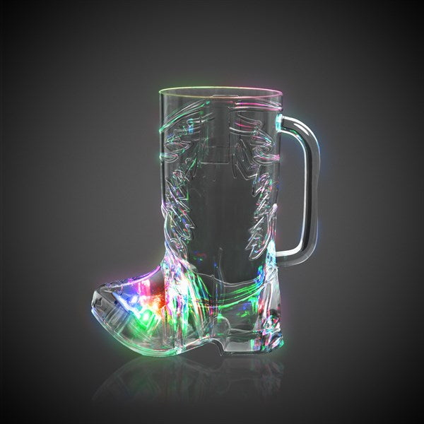 LED 16 Oz Cowboy Boot Mug