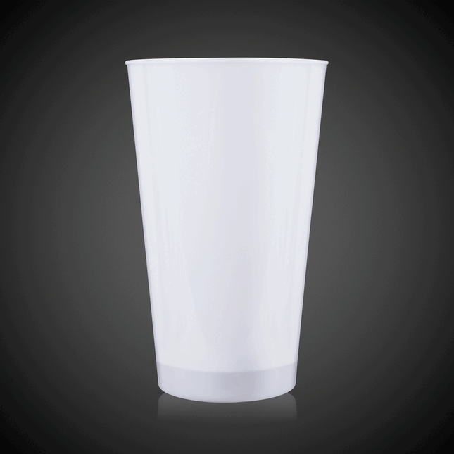 LED Light Up Rainbow 16 Oz Pint Glass