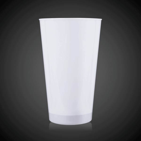 LED Light Up Rainbow 16 Oz Pint Glass
