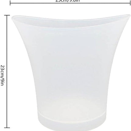 LED Light Up 5L Ice Bucket With Multi Colors Changing