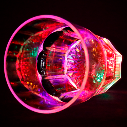 LED Light Up 8 Oz Whiskey Glass - Multi Color