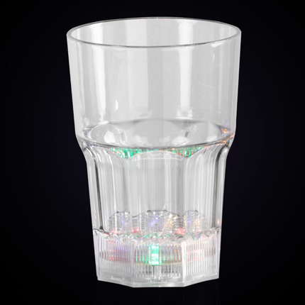 LED Light Up 8 Oz Whiskey Glass - Multi Color