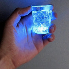 LED Light Up Blue 1.5 Oz Shot Glass