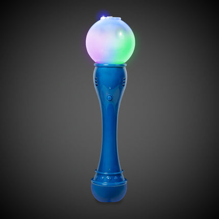 LED Light Up Blue Bubble Wand