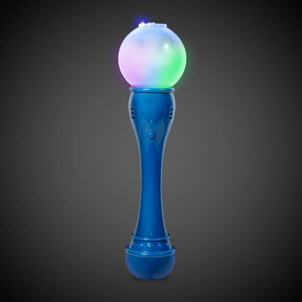 LED Light Up Blue Bubble Wand