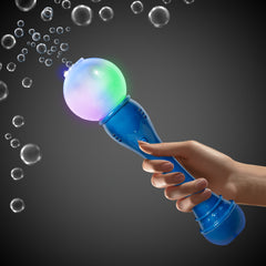 LED Light Up Blue Bubble Wand
