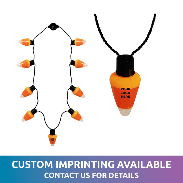 LED Light Up Candy Corn Necklace