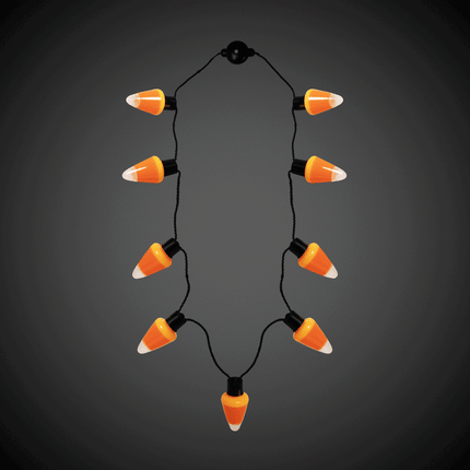 LED Light Up Candy Corn Necklace