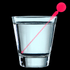 Red LED Light Up Cocktail Drink Stirrer
