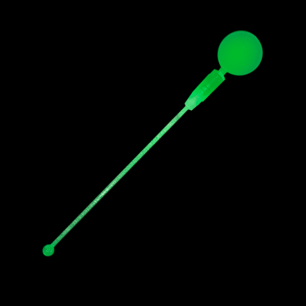 Green LED Light Up Cocktail Drink Stirrer