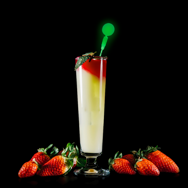 Green LED Light Up Cocktail Drink Stirrer