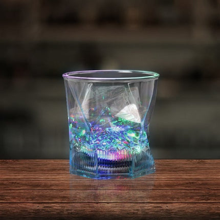 LED Light Up 10 Oz Cube Cup - Multi Color