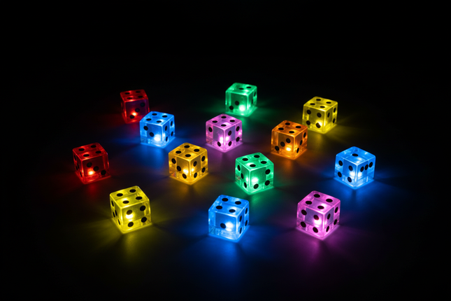 LED Light-Up Dice - Fresh Glow