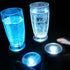 Blue LED Light Up Pressure Activated Drink Coasters