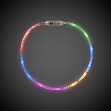 31" Multicolor LED Light Up Fiber Optic Necklace