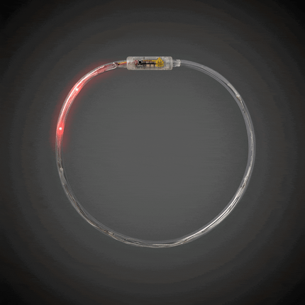 31" Multicolor LED Light Up Fiber Optic Necklace