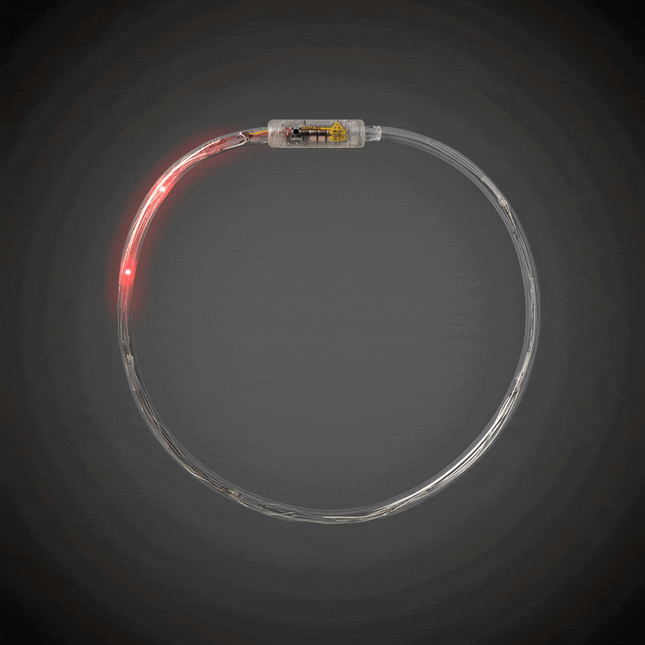 31" Multicolor LED Light Up Fiber Optic Necklace