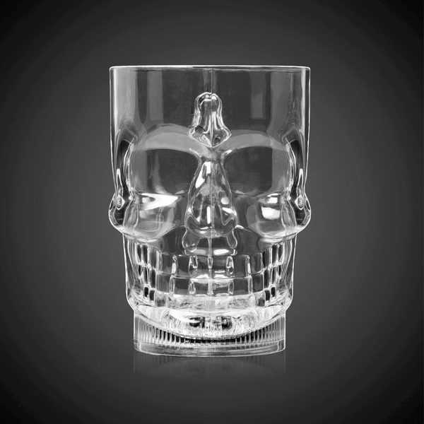 LED Light Up Multi-color Flashing 14 Oz Skull Mug
