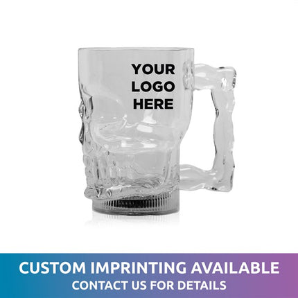 LED Light Up Multi-color Flashing 14 Oz Skull Mug