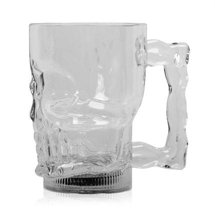 LED Light Up Flashing 20 Oz Skull Mug - Multicolor