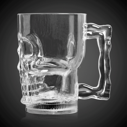 LED Light Up Flashing 20 Oz Skull Mug - Multicolor