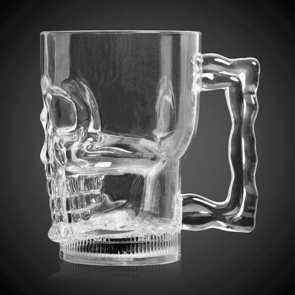 LED Light Up Flashing 20 Oz Skull Mug - Multicolor