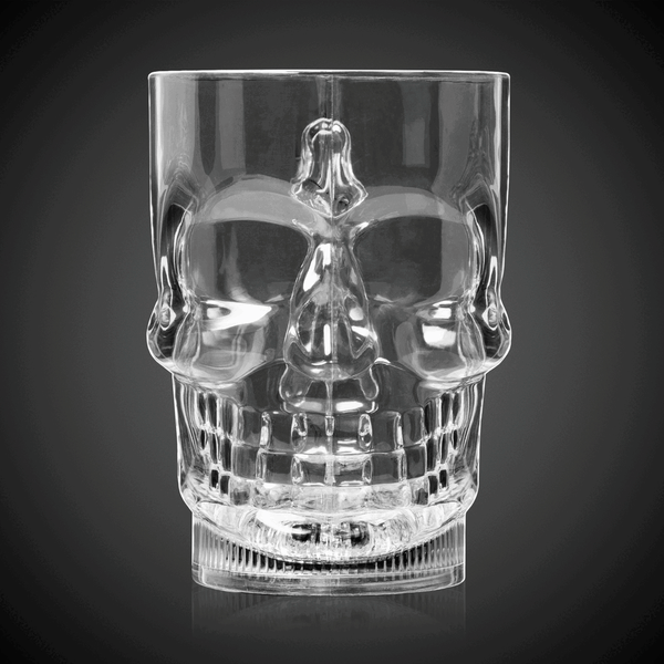 LED Light Up Flashing 20 Oz Skull Mug - Multicolor