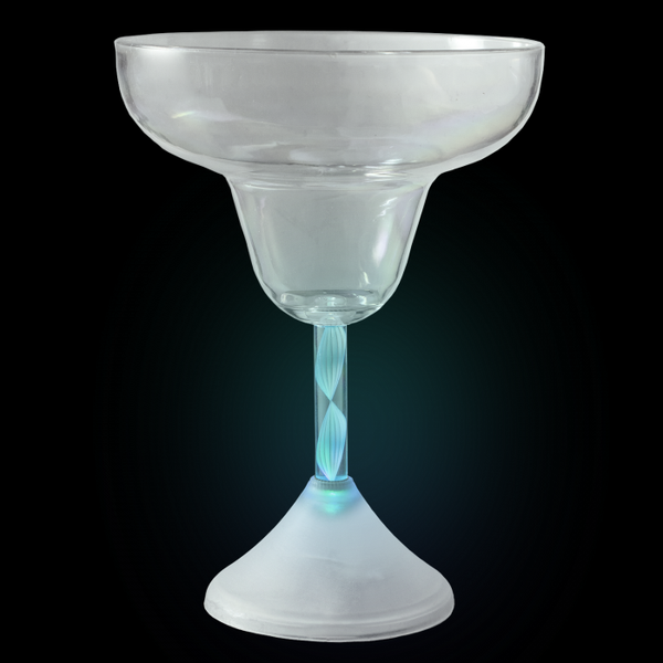 LED Light Up Multi-Color Flashing 8 Oz Margarita Glass