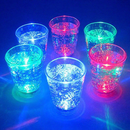 LED Light Up Glow Shot Glass - Assorted Color Mix