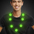 LED Light Up Green Ball Necklace