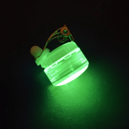 LED Light Up Green Non-Flashing Button Body Light (Steady)