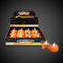 LED Halloween Pumpkin Candles Retail Counter Display - 12 Per Pack