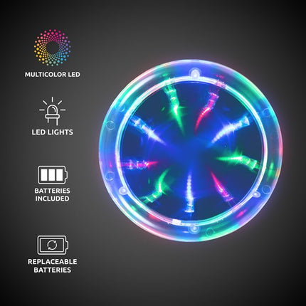 LED Light Up Infinity Tunnel Drink Coasters