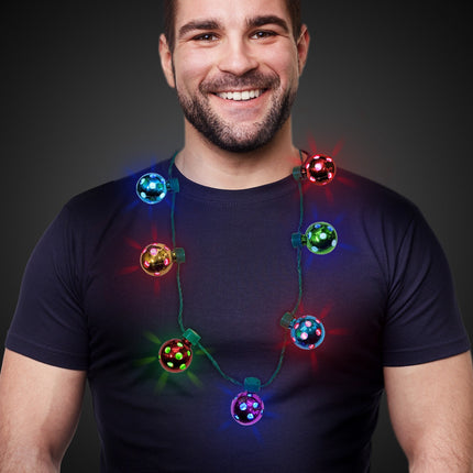 LED Light Up Jingle Bell Necklace