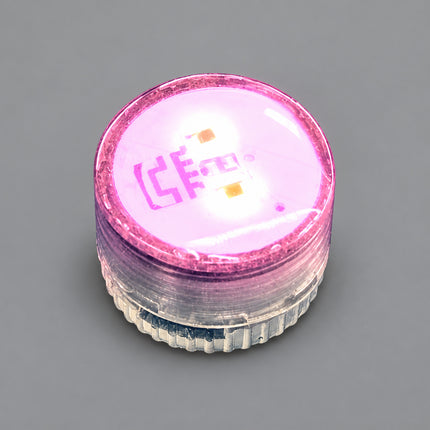 LED Light Up Pink Non-Flashing Button Body Light (Steady)