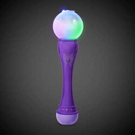 LED Light Up Purple Bubble Wand