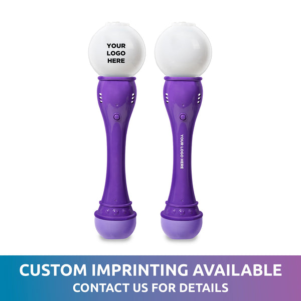 LED Light Up Purple Bubble Wand