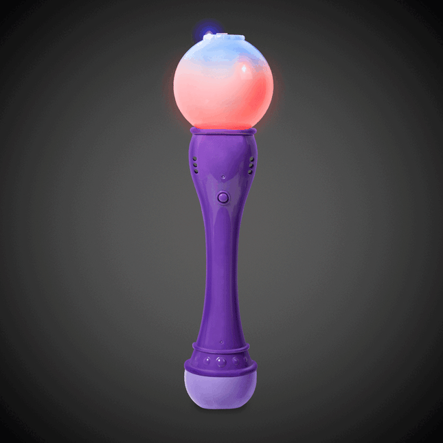 LED Light Up Purple Bubble Wand