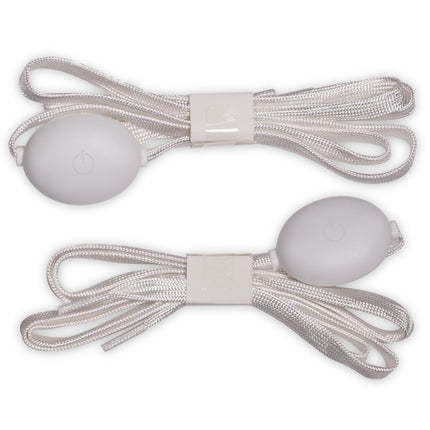 LED Light Up Rainbow Shoelaces - 1 Pair Per Pack