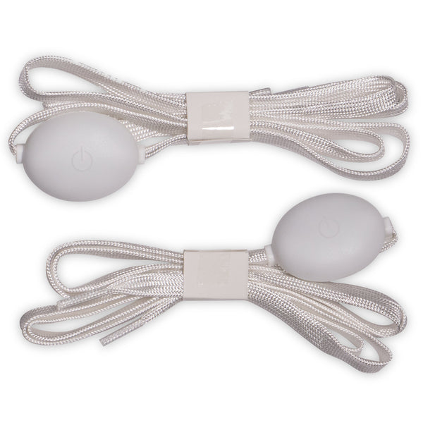 LED Light Up Rainbow Shoelaces - 1 Pair Per Pack